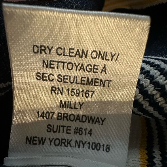 Milly Multicolor Bodycon Striped Dress size 4 - Picture 9 of 9